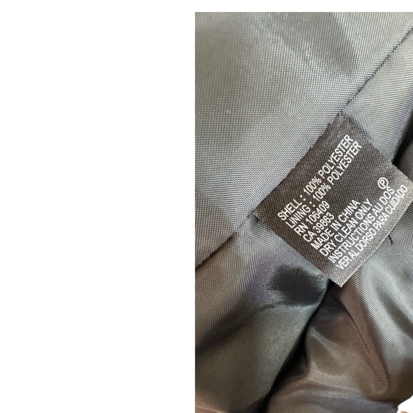 Tahari Black Studded Blazer Women's 12P Classic Career‎ Jacket w/ Pocket Detail - Picture 5 of 5